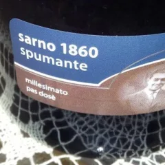 Spumante bianco pas dose' 2015 Sarno 1960 secondo classificato a Radici del Sud 2017