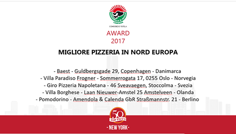 La migliore pizzeria in Nord Europa