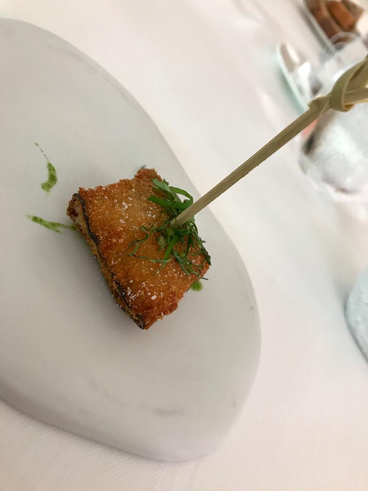 Don Alfonso, la melanzana fritta con mozzarella