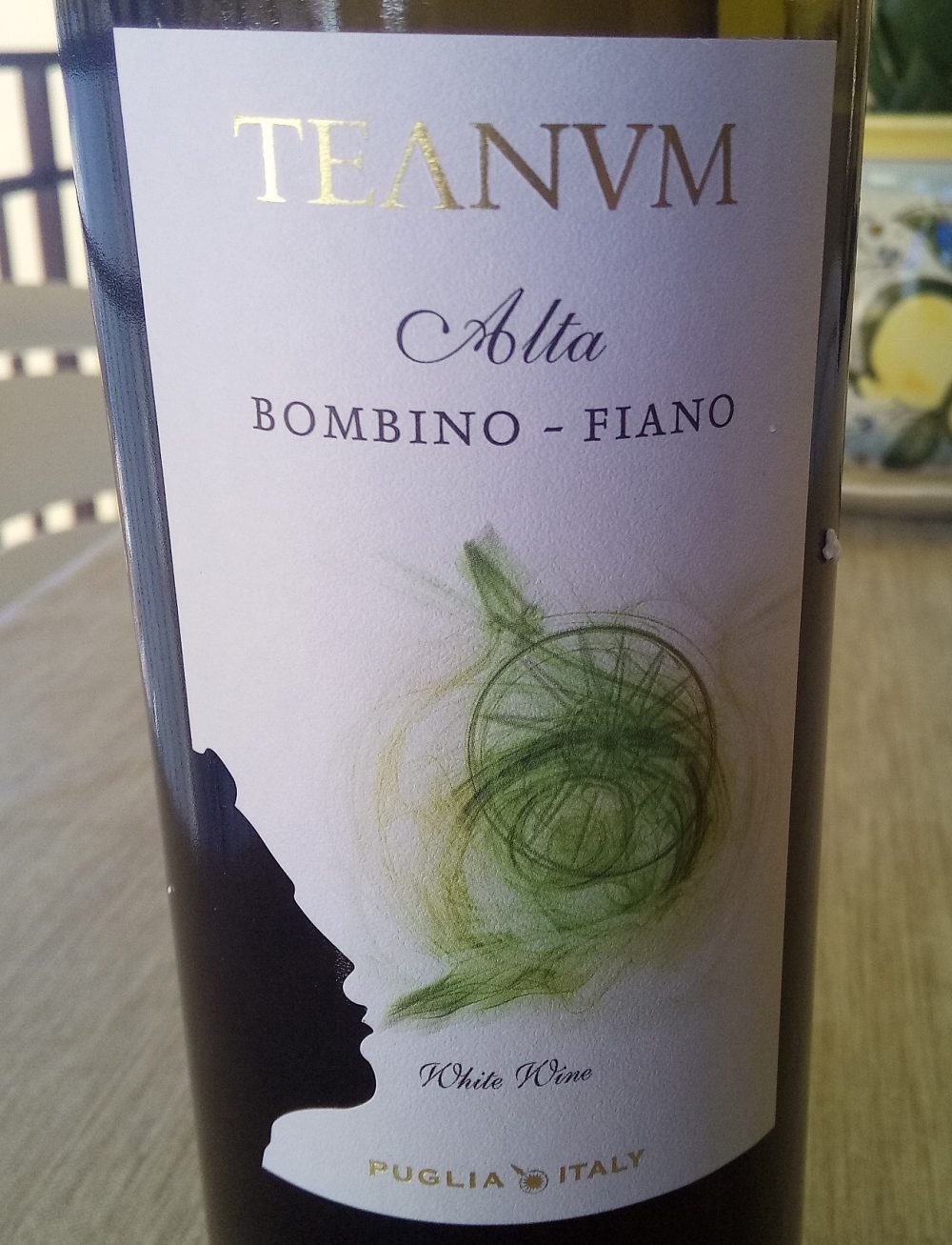 Alta Bombino Fiano Puglia Igp 2016 Teanum