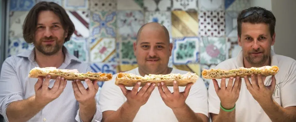 Da sx Michele De Angelis, Rosario Pacifico e Marco Ramassotti