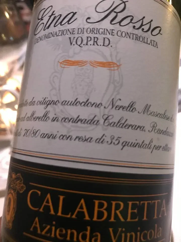 Etna Rosso Calabretta