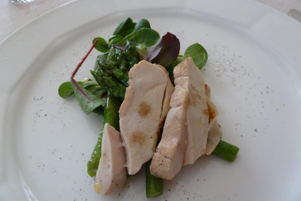 Gianni Sarzano, pollo ficatum e asparagi