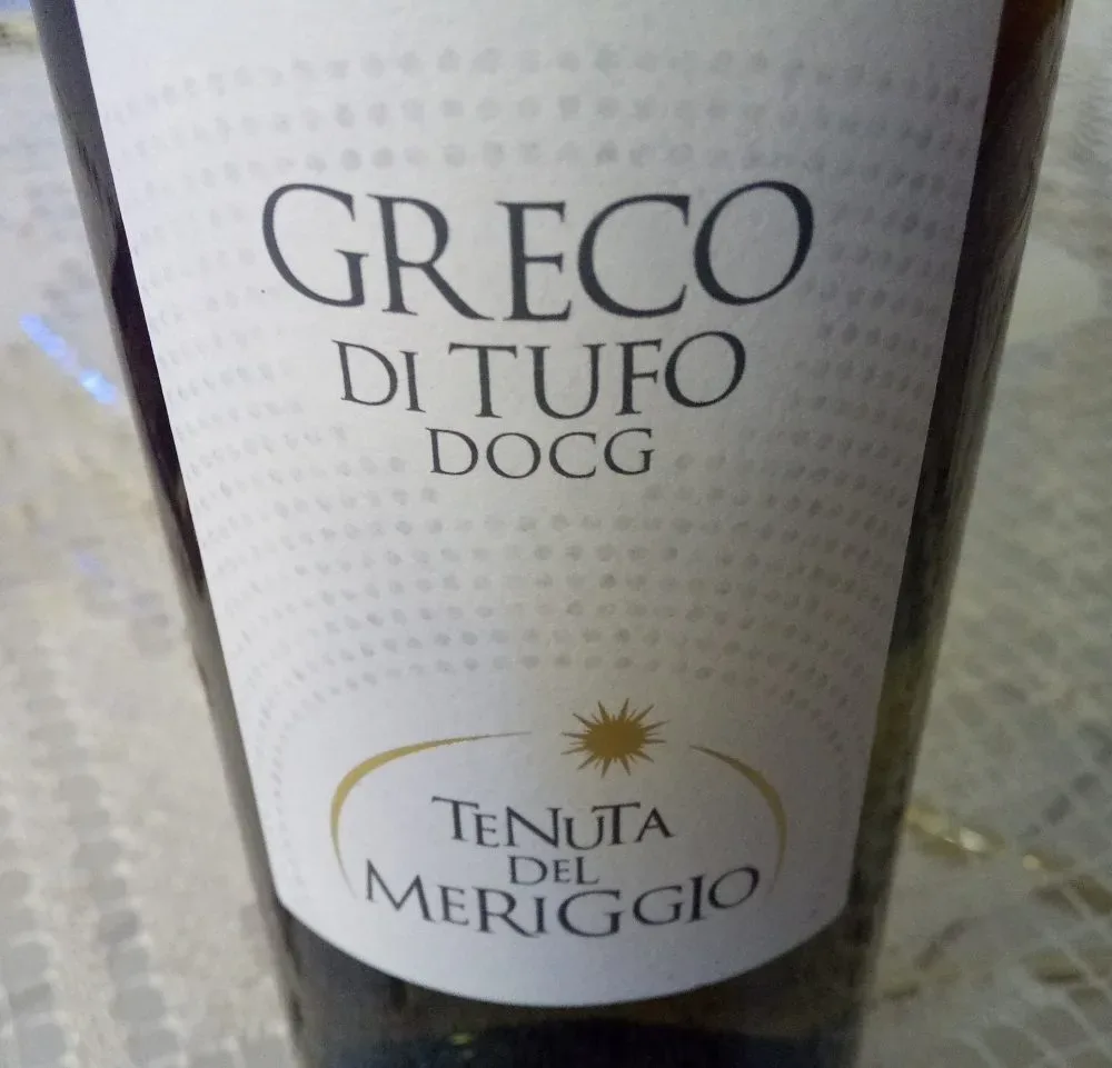 Greco di Tufo Docg 2013 Tenuta del Meriggio Vincitore a Radici del Sud 2017