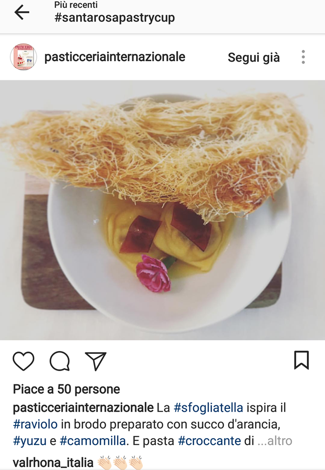Il dolce vincitore di Carmen Vecchione postato su Instagram da Pasticceria Nazionale