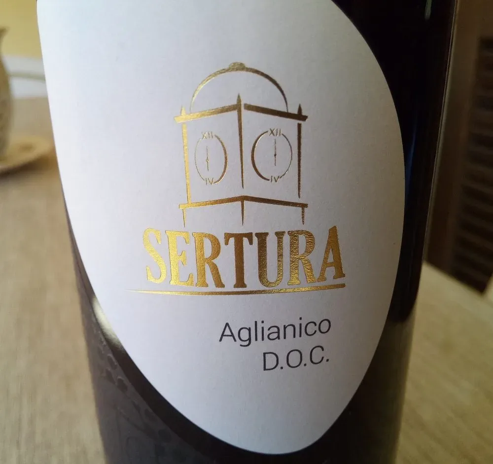 Irpinia Aglianico Doc 2015 Sertura
