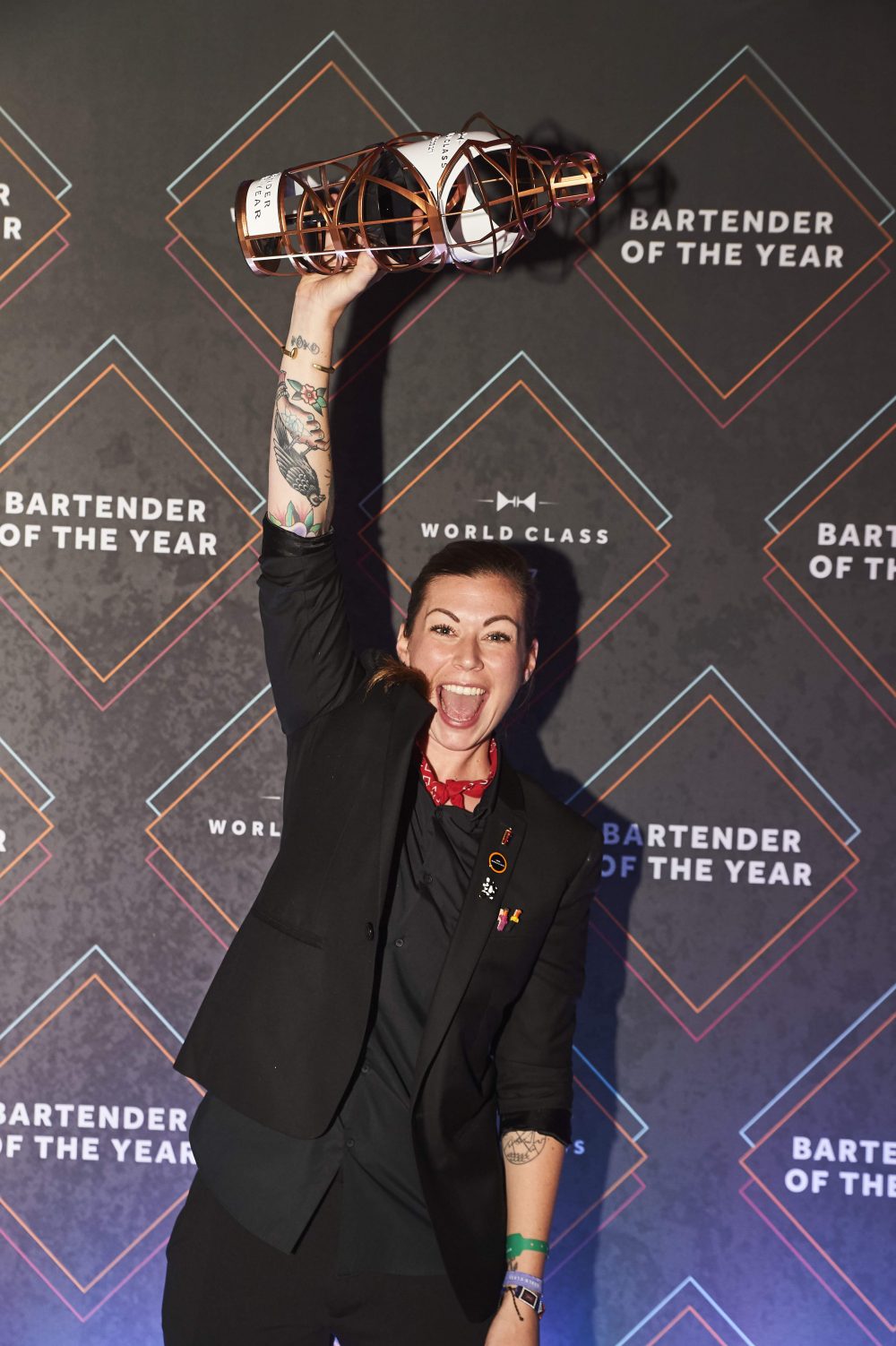 Kaitlyn Stewart is named the World Class Bartender of the Year in a glistening awards ceremony in Mexico City 2017
