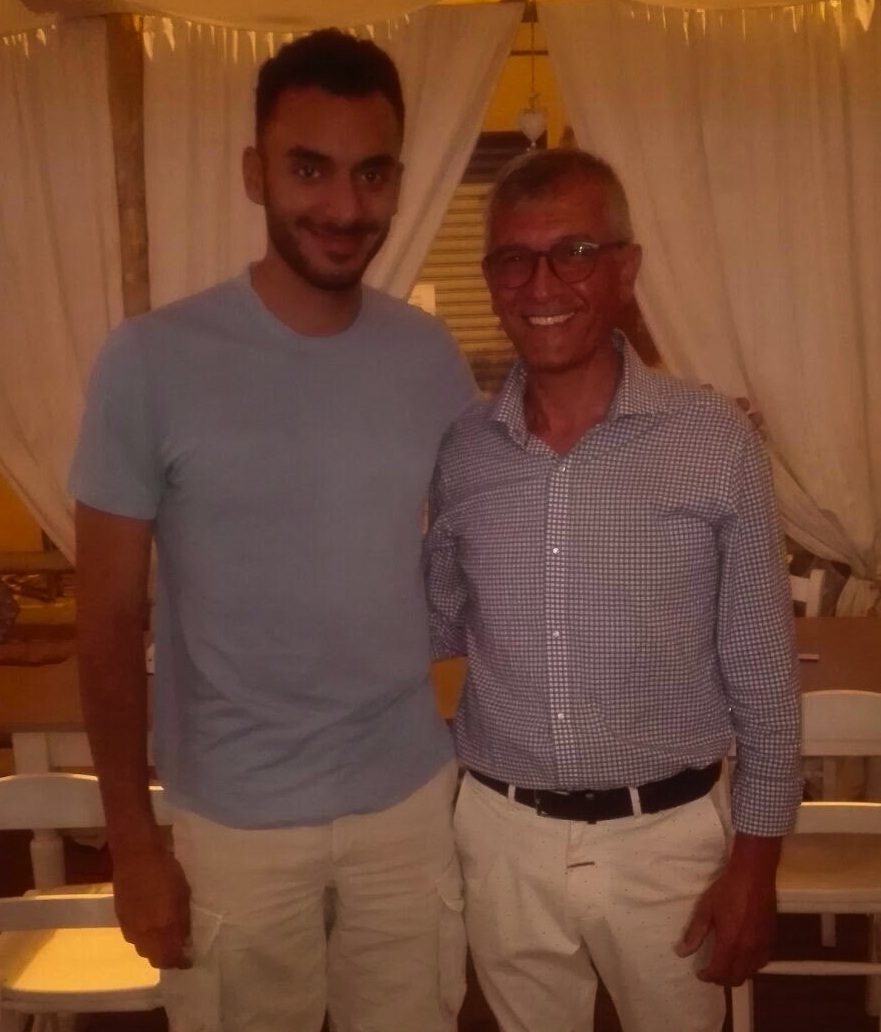 Lello Candela di Le Tre Vele con Althani Primo Ministro del Qatar