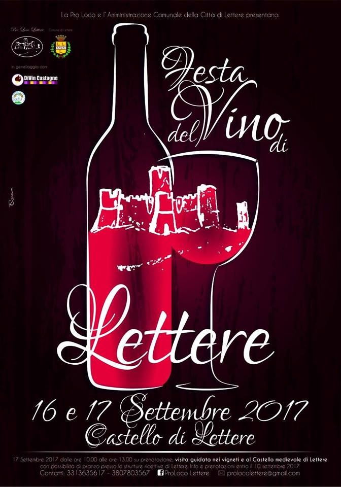 Locandina vino lettere 2017