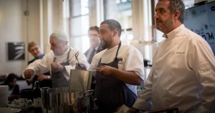 Massimo Sola con Gaetano e Pasquale Torrente a Lsdm 2017 New York