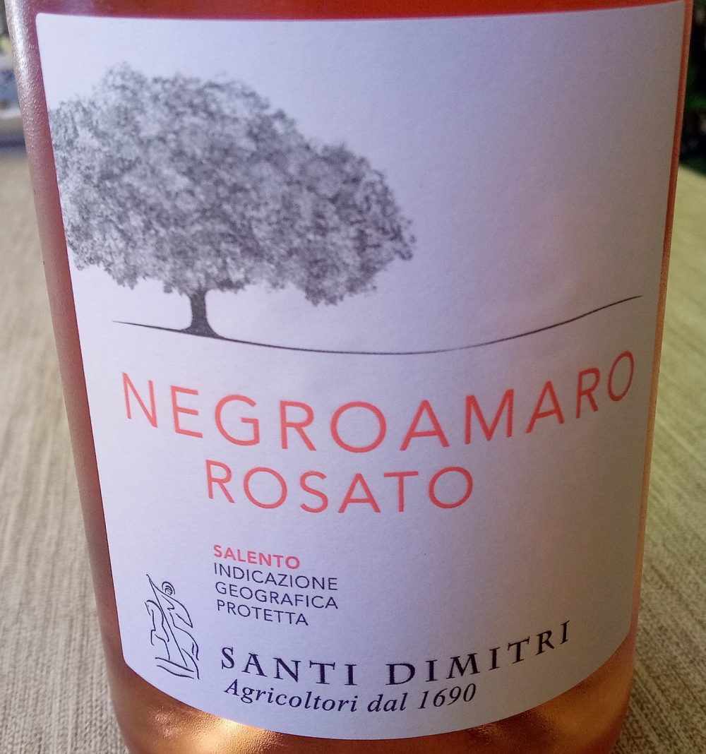 Negroamaro Rosato Salento Igp 2016 Santi Dimitri