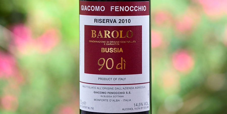 Barolo Bussia 90 di Riserva 2010 – Giacomo Fenocchio