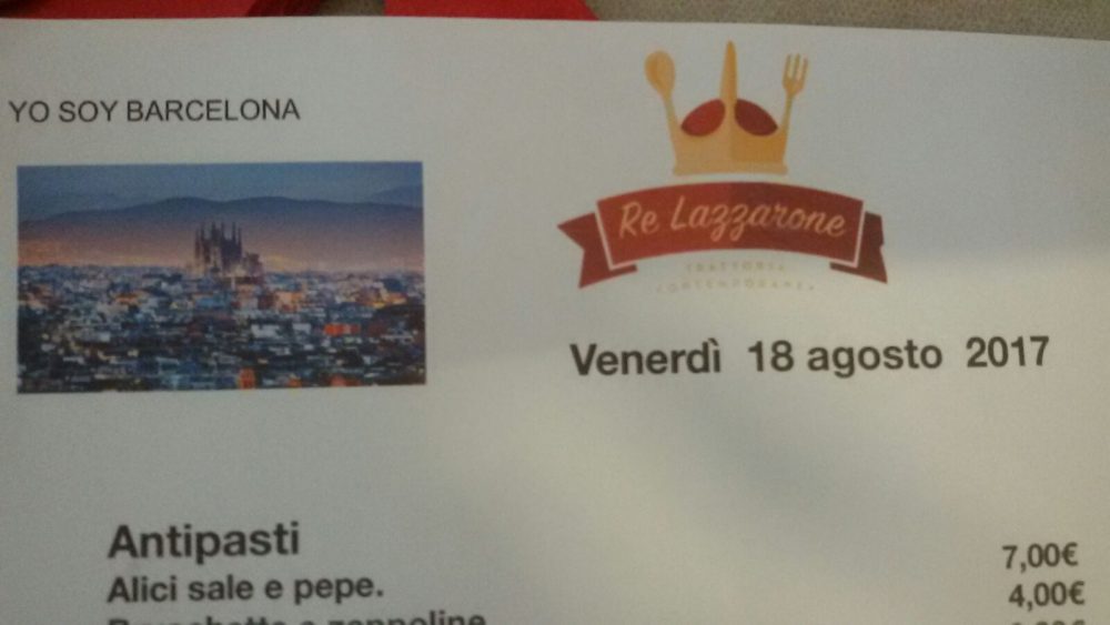 Re Lazzarone - Yo soi barcelona