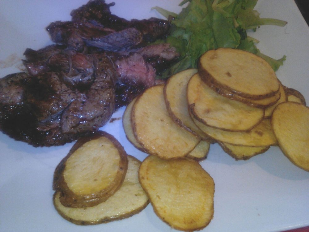 Re Lazzarone - La tagliata di angus con chips