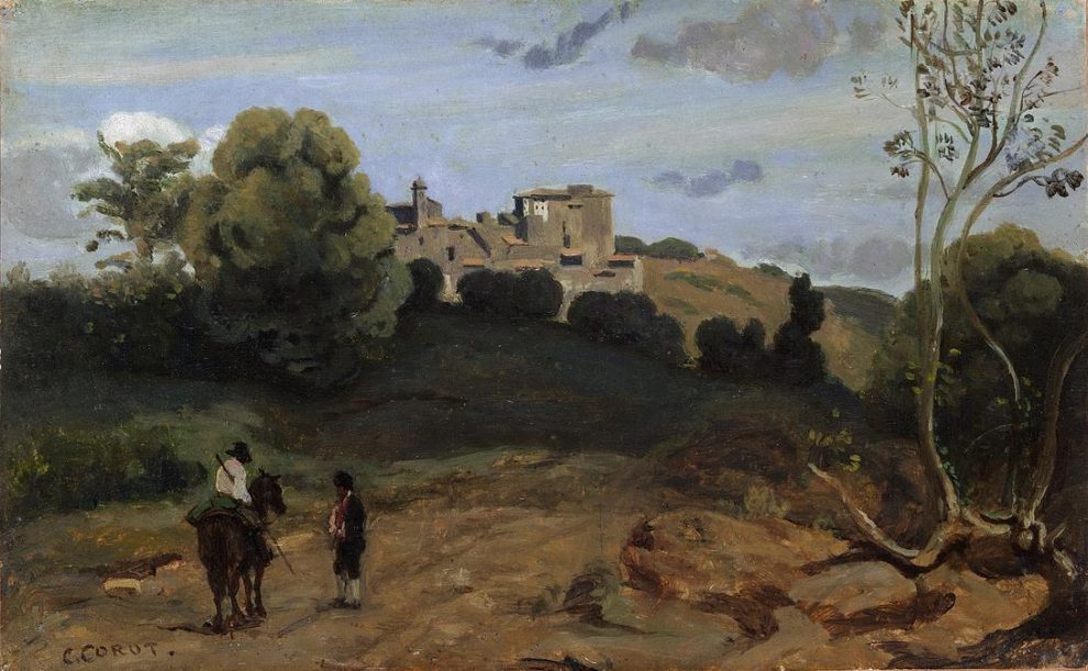 Corot Panorama di Genzano