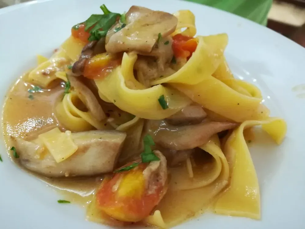 Di Stora - Le Pappardelle Porcini e Pomodorino Giallo