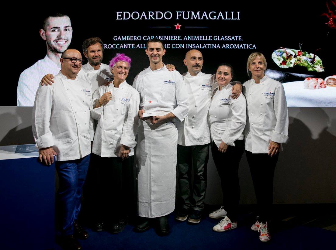 Edoardo Fumagalli con la Giuria