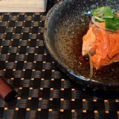 Sushi Sho - Ankimo, Monkfish Liver, Ginger, Sake e Soy
