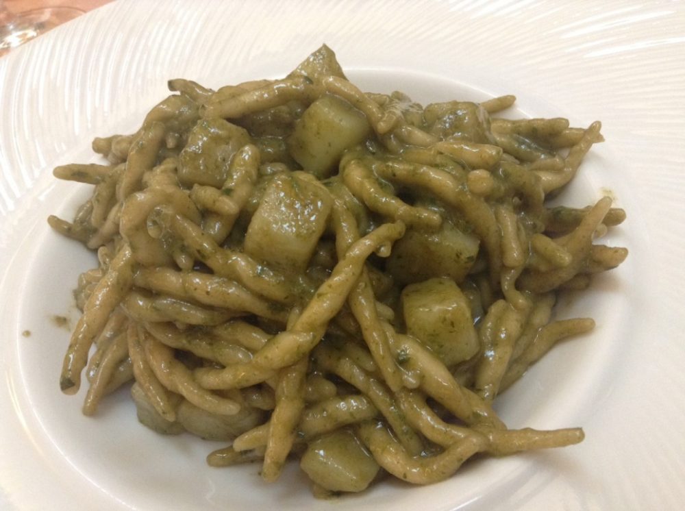 La Piana, Carate, trofie al pesto