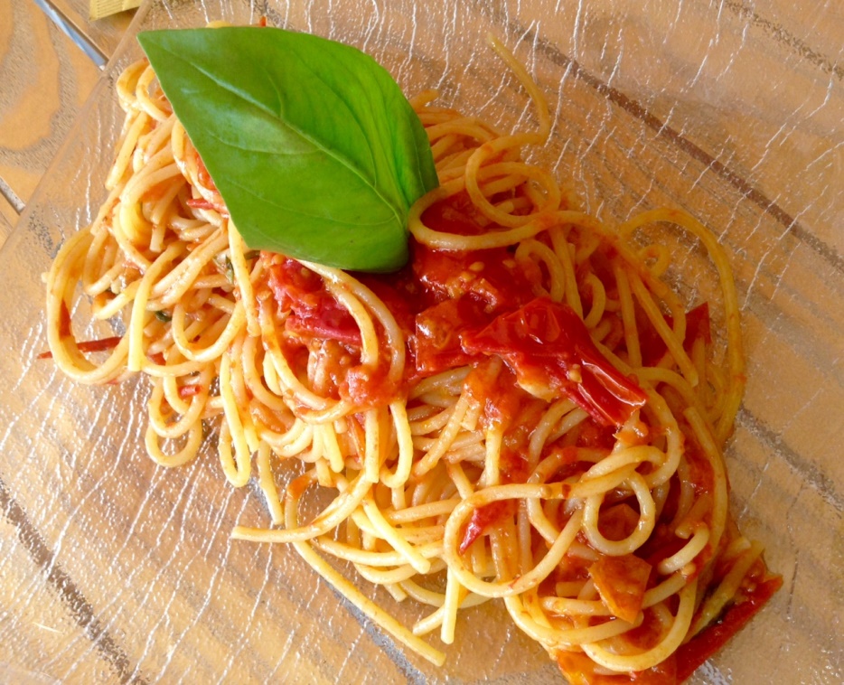 La Terrazza, Bettolino, spaghetti pomodoro e basilico