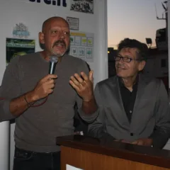 Lo chef Pascucci insieme a Luigi Cremona