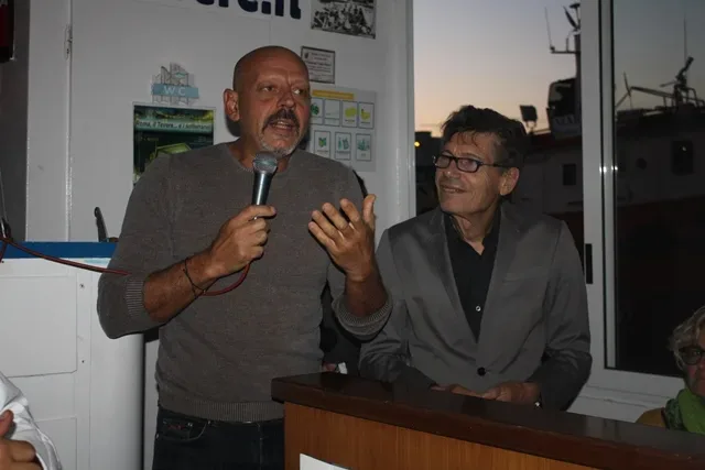 Lo chef Pascucci insieme a Luigi Cremona