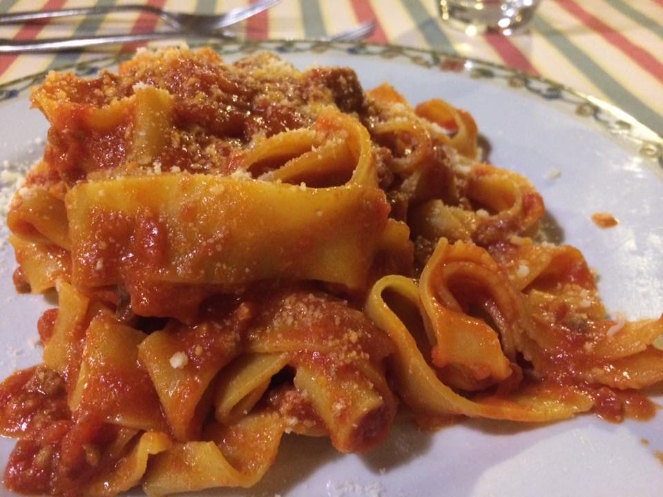 Pietrino e Renata, pappardelle al ragu di lepre