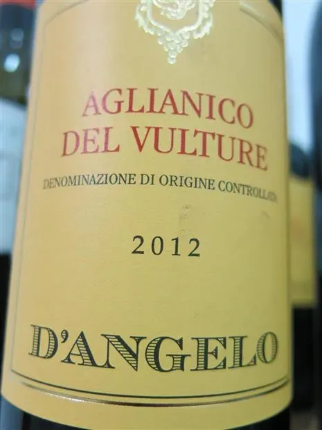 D’Angelo - Aglianico del Vulture 2012