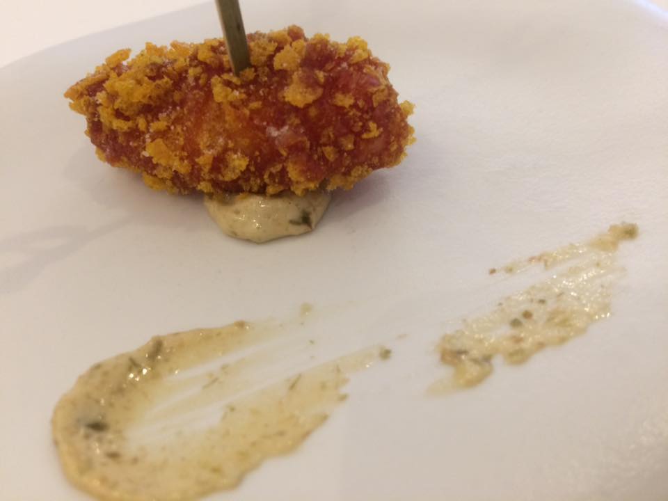 Don Alfonso, amuse bouche, gambero fritto alle spezie