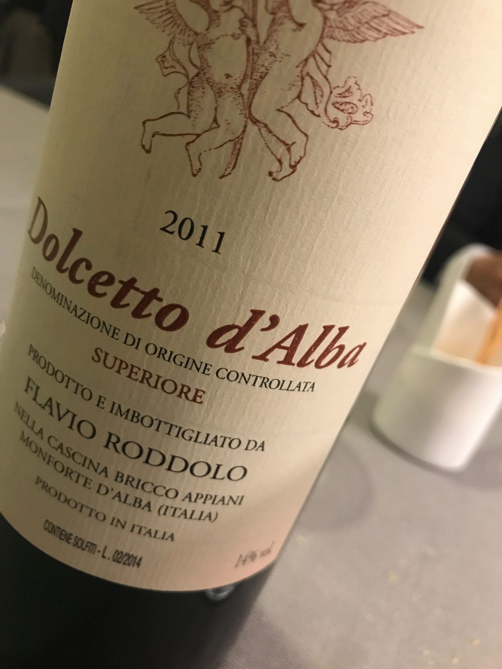 Ristorante Veritas, il dolcetto di Roddolo