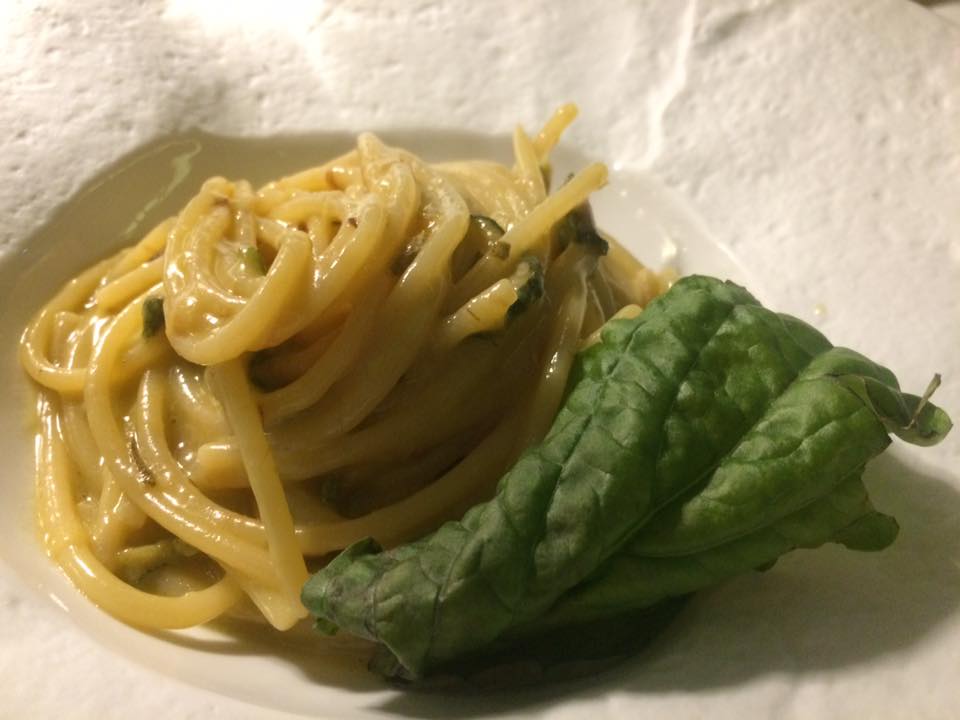 Taverna del Capitano, spaghetti alla Nerano