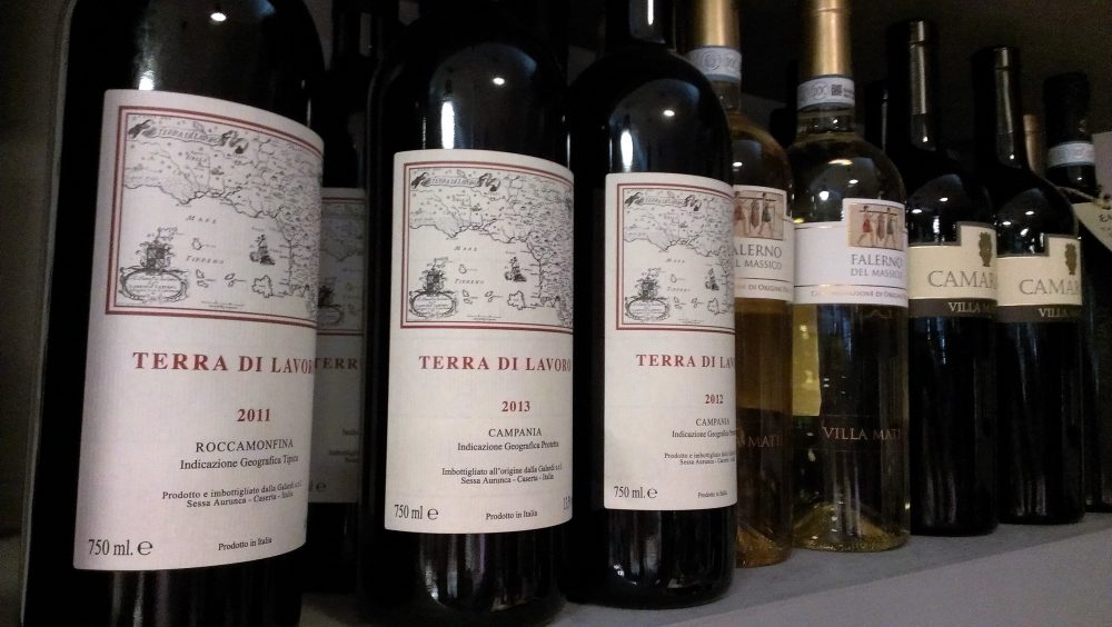 Ebrius – altre etichette casertane Galardi e Villa Matilde