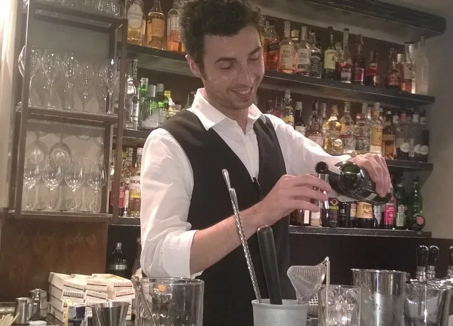 Andrea Leonardi e il suo cocktail