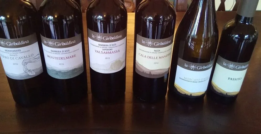 Azienda Agricola La Giribaldina Bottiglie degustate