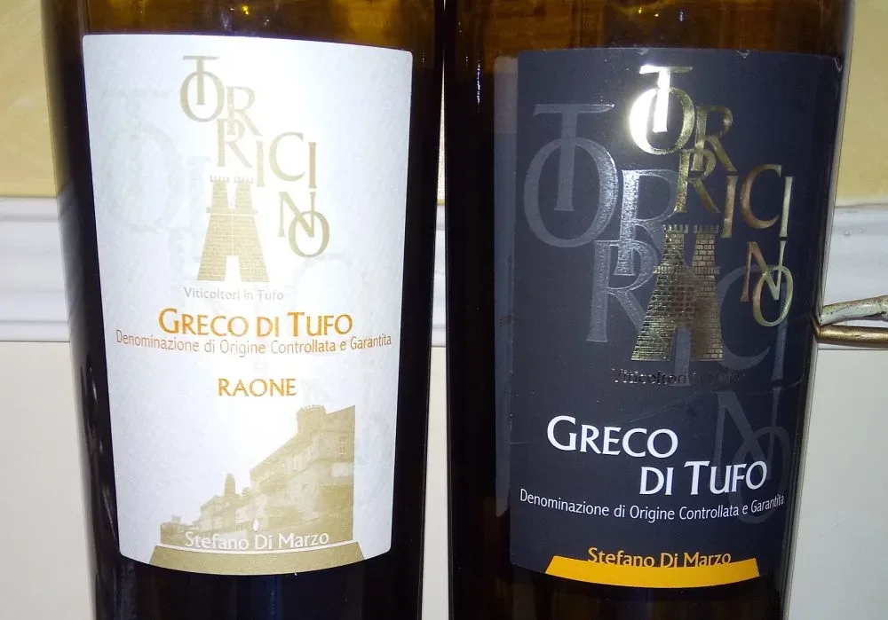 Bottiglie di Greco di Tufo Docg Torricino