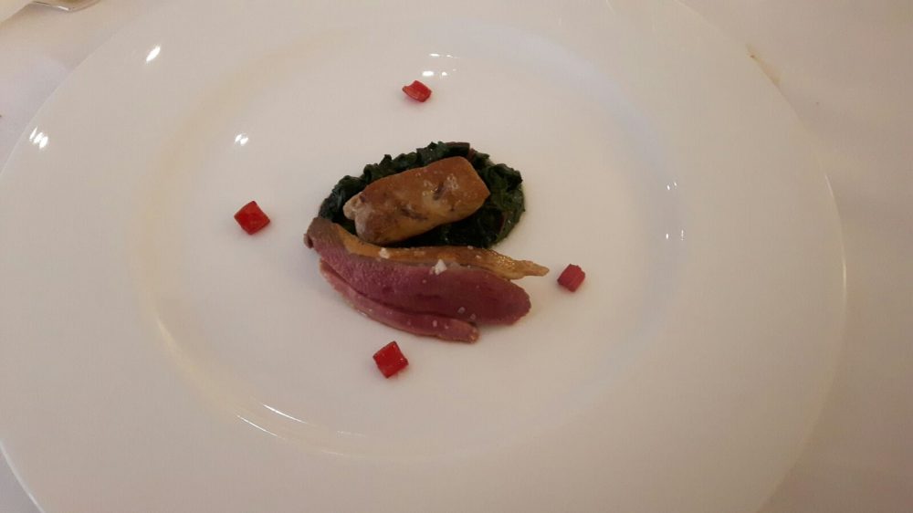 La Locanda del Notaio - Petto di piccione, costine rosse, foie gras ed uva al lime