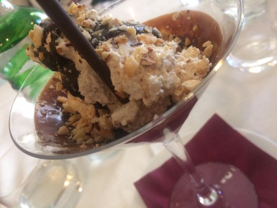 Osteria del Gallo e della Volpe, mousse al torrone