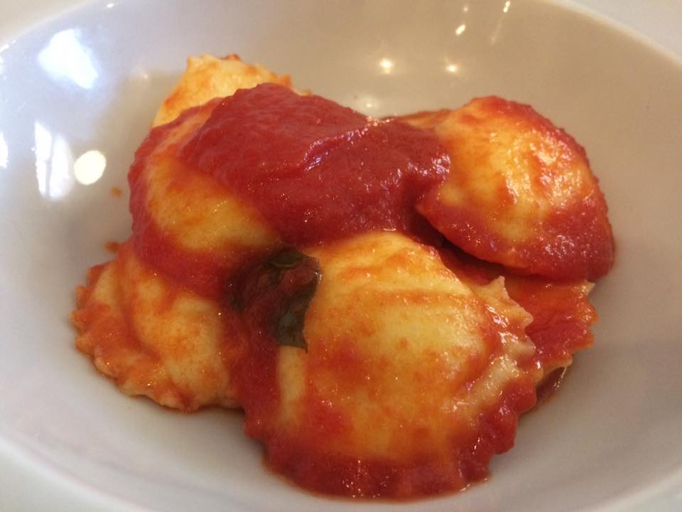 Osteria del Gallo e della Volpe, ravioli