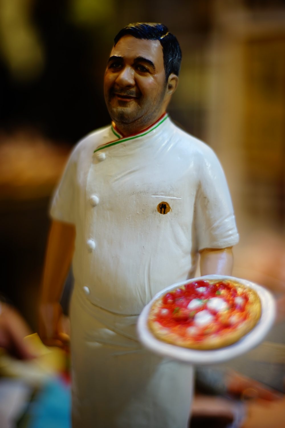 Holyart Pizzaiolo 8 Cm – Statuina Presepe Napoletano In Terracotta E Stoffa, Fatto A Mano