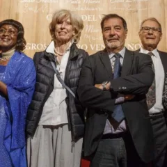 Premiati con Sandro Boscaini e Isabella Bossi Fedrigotti