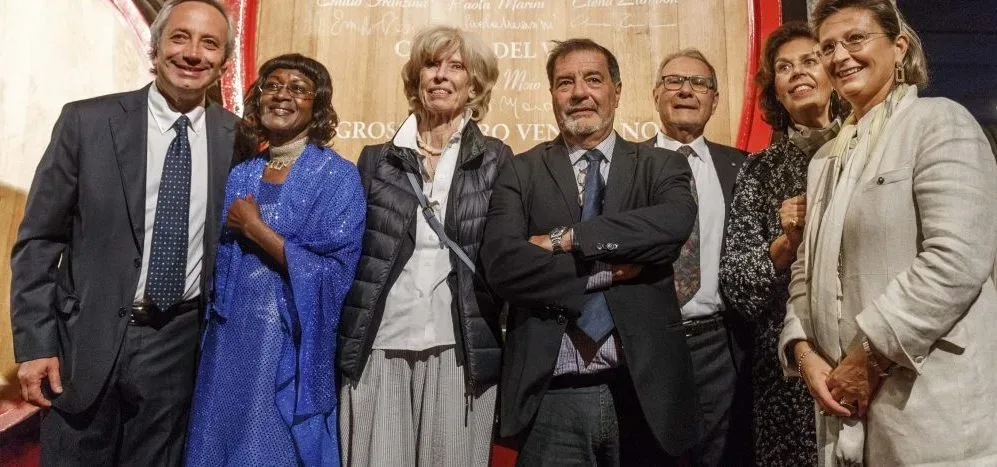 Premiati con Sandro Boscaini e Isabella Bossi Fedrigotti