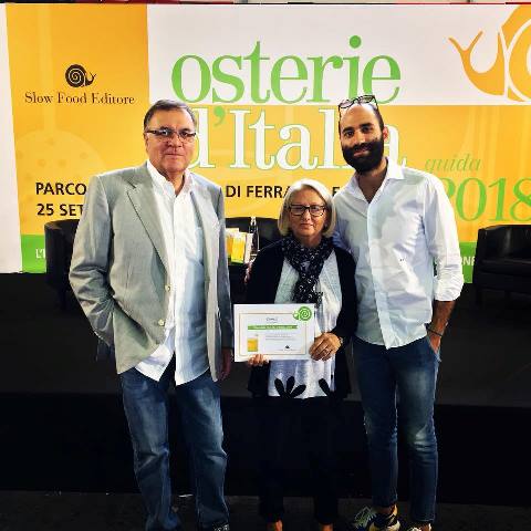 Premio chiocciola Slow Food 2018