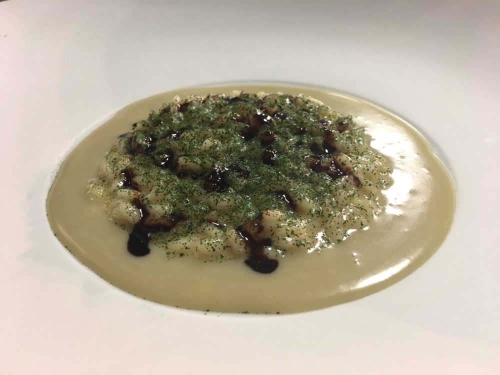 Seta - risotto carciofi e anice stellato