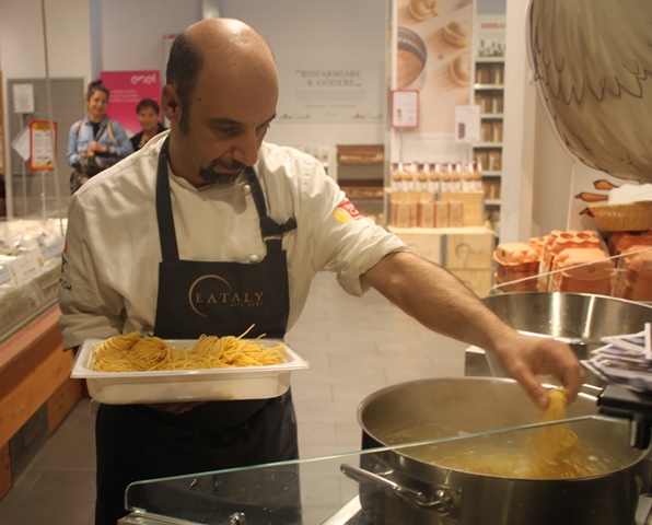 La cacio e pepe di Roberto Cotugno di Eataly