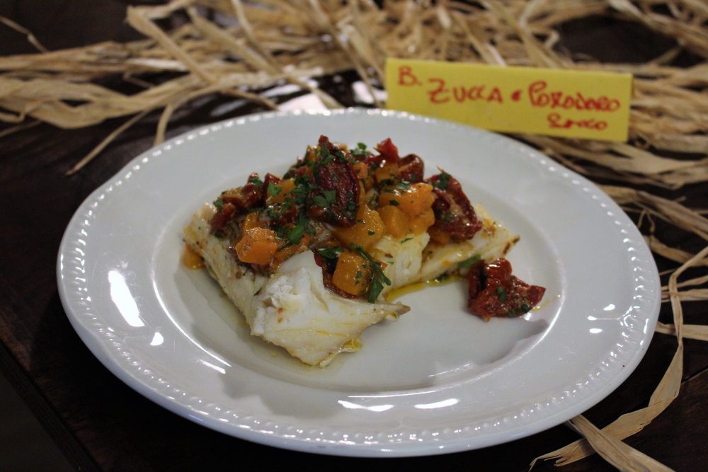 La Baccaliata III – baccala' d’autunno, con zucca e pomodori secchi