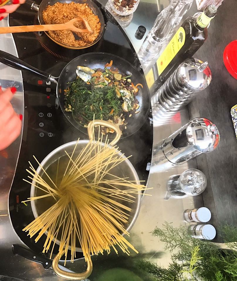 'A pasta che sardi e 'u finuccieddu