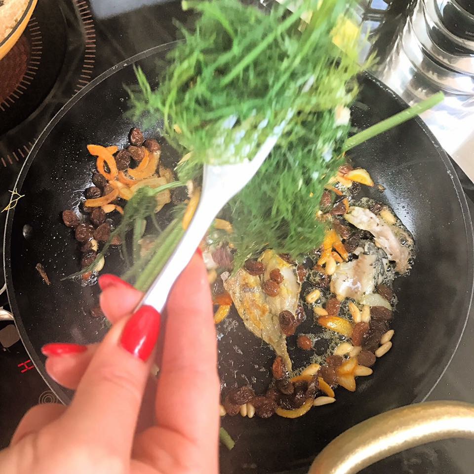 'A pasta che sardi e 'u finuccieddu