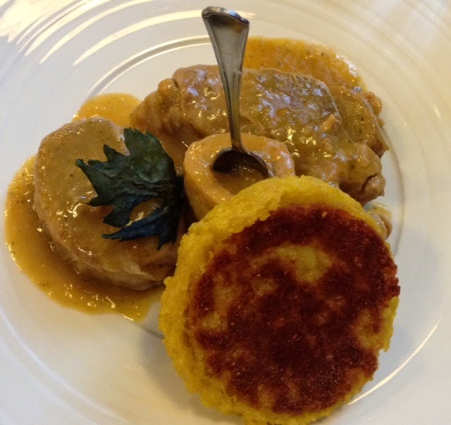 Antica Osteria Magenes, Barate, riso al salto, ossobuco e gremolada