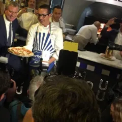 Bill De Blasio inaugura Gino Sorbillo NYC