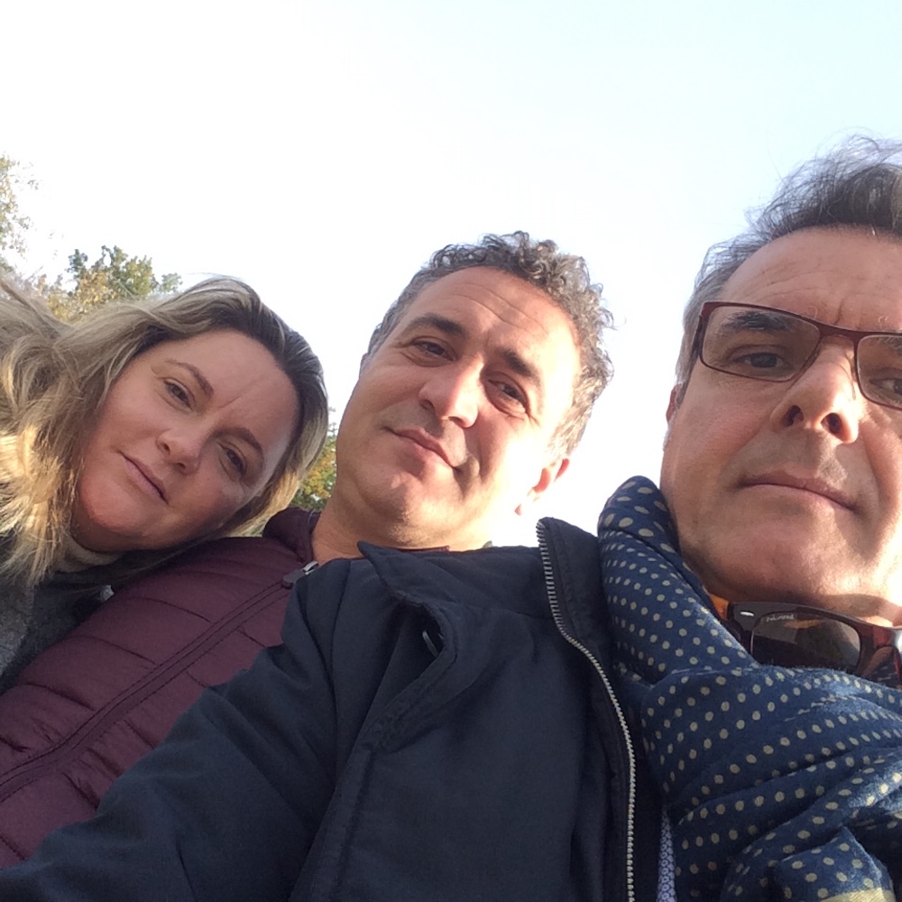 Cantina Torricino - passeggita in vingna con Monica, Stefano e Andrea